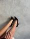Туфлі човники повністю покриті камінцями чорний 1569 фото 3